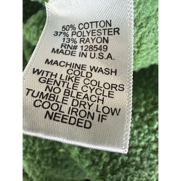 *Rare* Aviator Nation 5 Stripe Hoodie Full Zip Colorblock Jacket Green Blue XXL - Picture 10 of 15